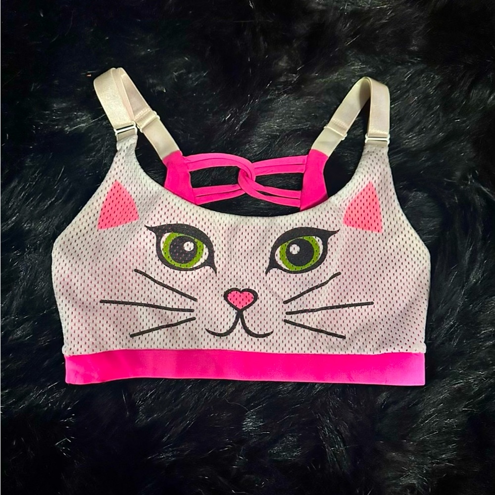 BOMBSHELL SPORTSWEAR
MEOW KITTY CAT SPORTS BRA BRALETTE
